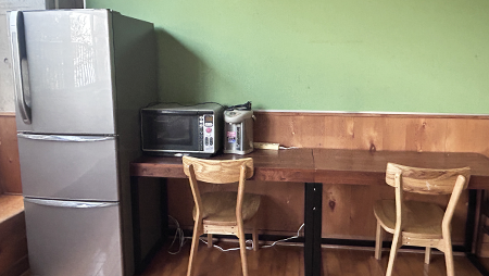 コワーキングスペース 冷蔵庫・電子レンジ