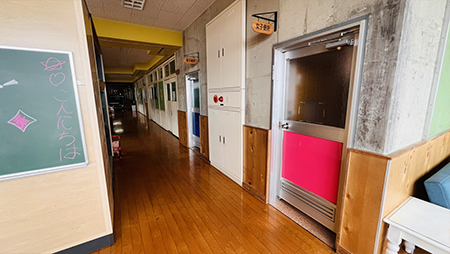 屋内1階トイレの入口