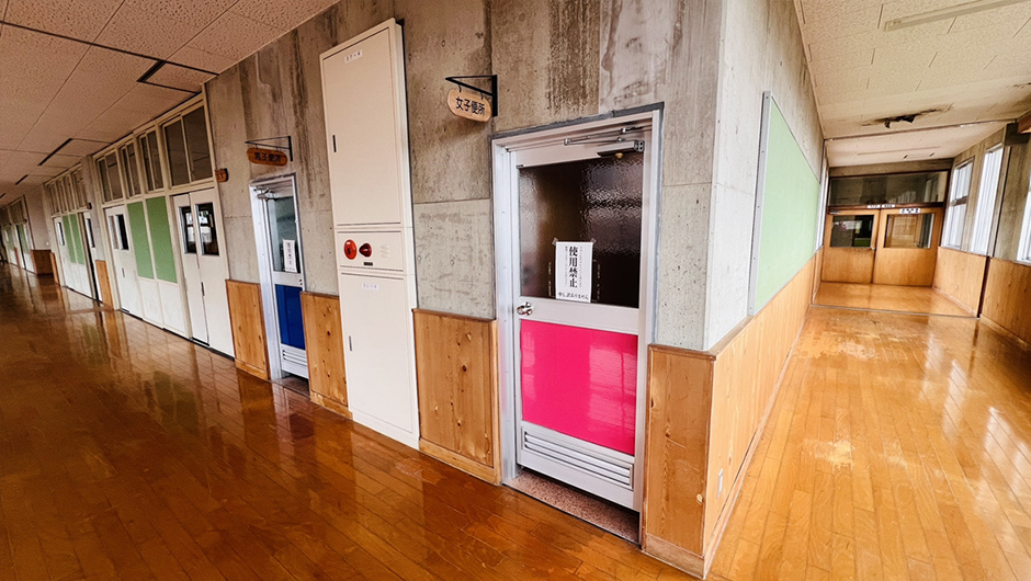 2階トイレは利用不可